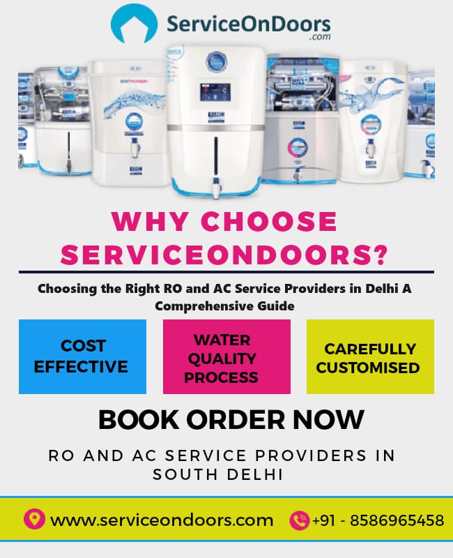 Best RO Service Providers in Delhi | 8586965458 | Serviceondoors